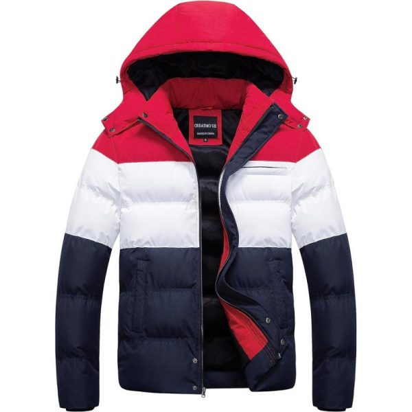 CREATMO US Men’s Puffer Jacket Waterproof Winter Parka jacket Warm ...